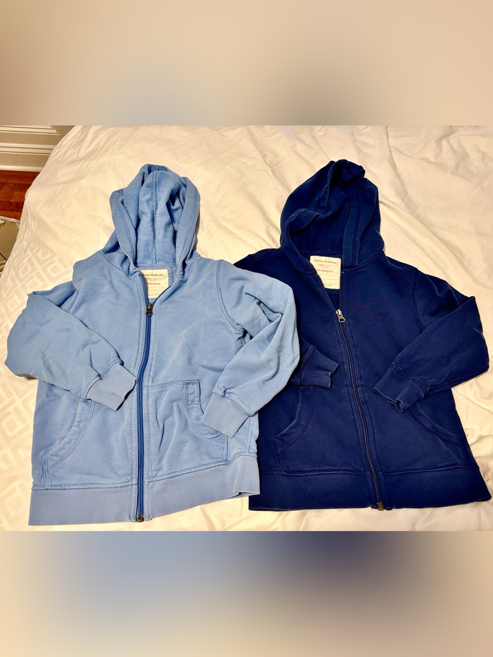GUC 2 Hanna Andersson Hoodies - Light Blue and Navy
